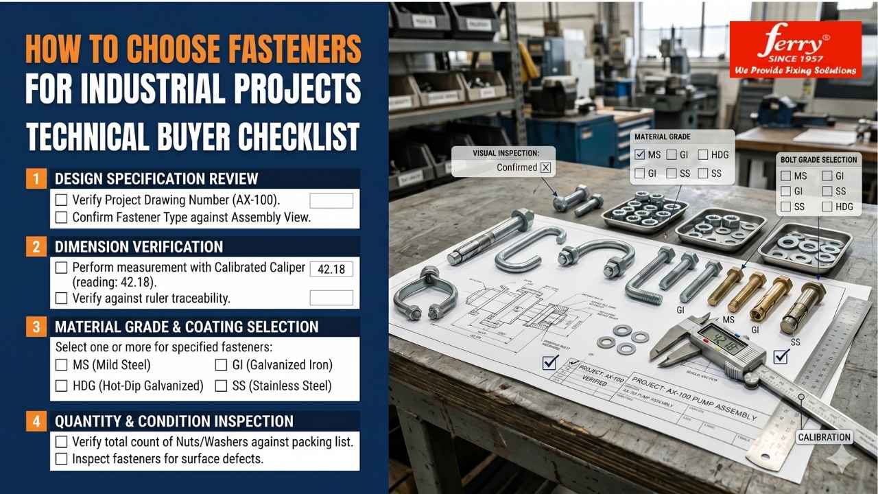 How to Choose Fasteners for Industrial Projects