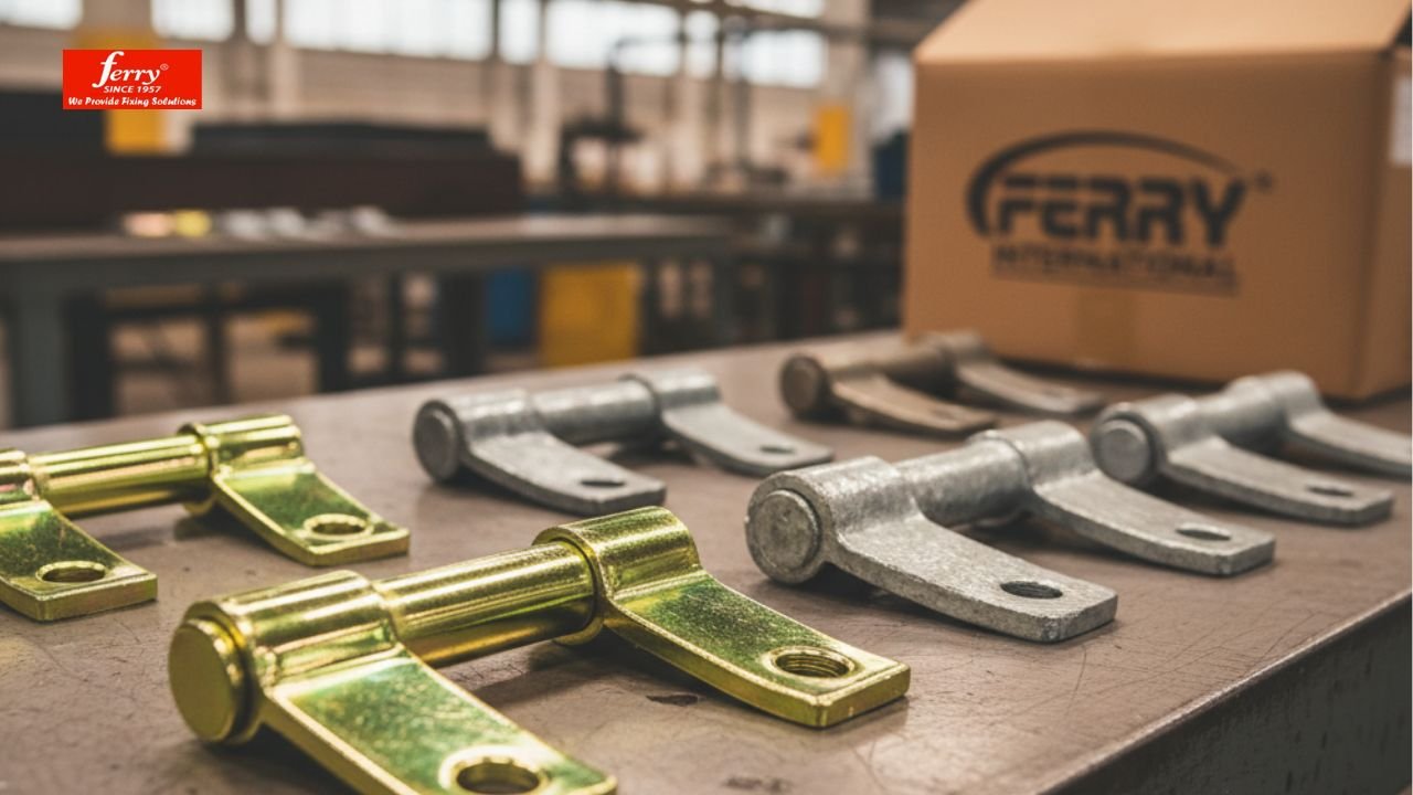 2 inch lorry hinge – zinc plated, Ferry International